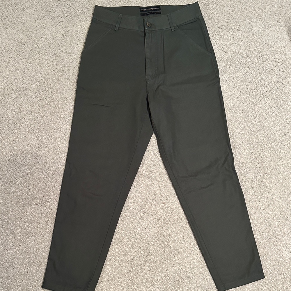 Deus Ex Machina Dark Green Carpenter Pants